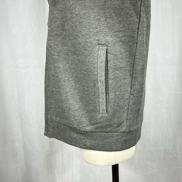 NWT Sergio Tacchini Ercos Sweater in Dark Gray Melange/White. - Picture 8 of 11